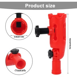 Amaezorx 1Pcs Multi-Angle Paint Brush Extender - Rotating Head Extension Pole for Brushes & Rollers, Adjustable Painting Tool Adapter for High Ceilings, Walls & Corners