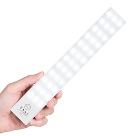36 LED Closet Lights Motion Sensored Battery Powered LED Lights, Alivation Under Cabinet Lighting, Motion Sensor Light Indoor, Ultra Thin Wireless Lights, 1500mah Rechargeable Battery Operated Lights