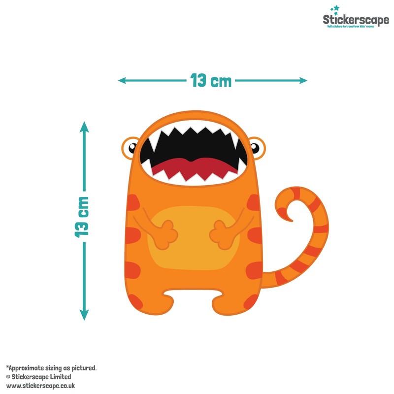 Monster Wall Stickers by Stickerscape