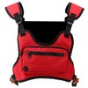 Multi Functional Outdoor Sports Running Chest Bag Adjustable Red Vest