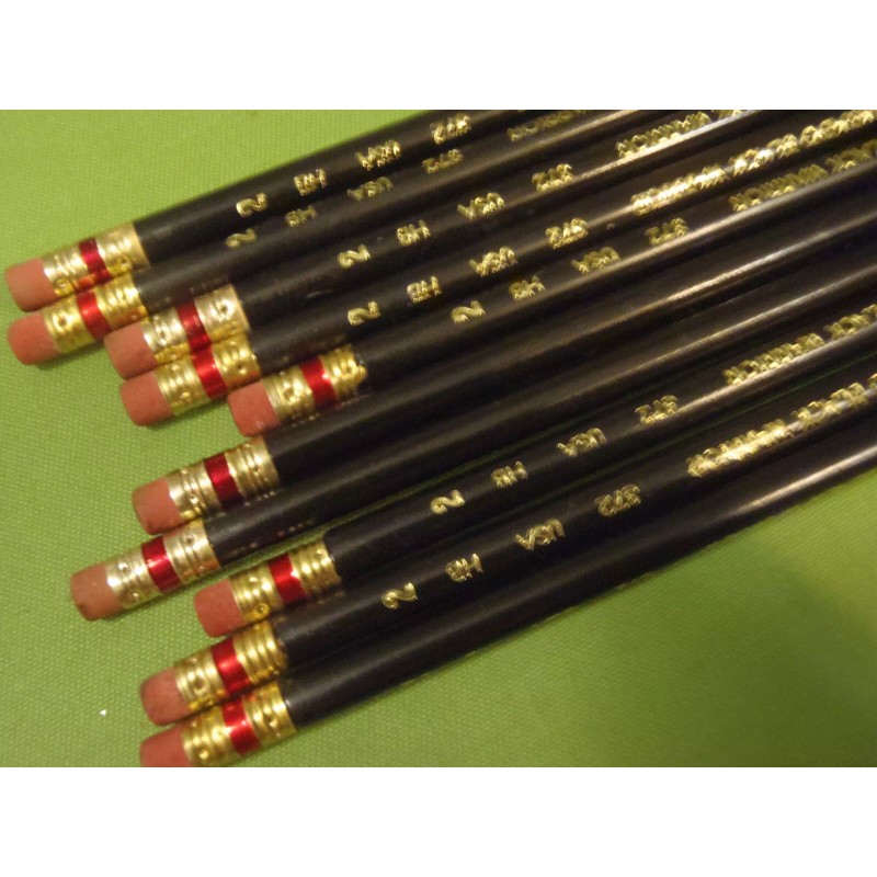 10x Vintage Mirado Black Warrior penciles,chemi