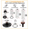 3/4"-1" Replace for Wilkins 975XL and 975XL2 Complete Repair Kit