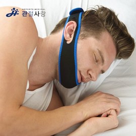 Discount anti-snoring band to prevent mouth opening / mouth open black 5ea