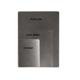 RiversEdge Stainless Steel Prep Board 12 x 18, Large Size, Made in USA