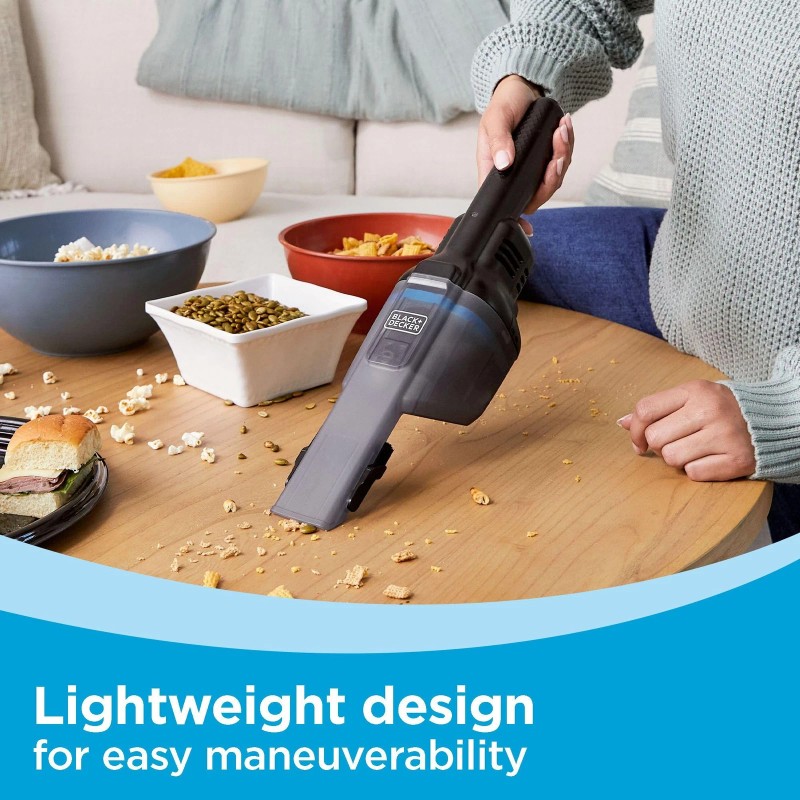 BLACK+DECKER BLACK DECKER Cordless Handheld Vacuum 12V Lithium Ion Lightweight
