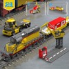 Mould King 12027 Diesel Locomotive Train Building Sets with a