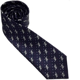 FIGHTERS Professional Baseball Goods, Hokkaido Nippon Ham Fighters Necktie Navy Red Pink Dot - 295