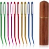 Tapestry Needle Embroidery Needles Yarn Needles, 10Pcs Steel Sharp Darning