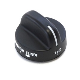 Red Hound Range Top Surface Burner Knob Black Replaces 8273103 Compatible with Whirlpool Maytag Amana Roper Select Models as noted in The listing