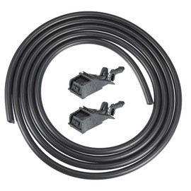 uxcell 1 Set Windshield Washer Nozzle with 2m Washer Hose for VW Jetta 1999-2005 for VW Golf 1998-2006 for VW Passat 1997-2005 No.6E0955985A