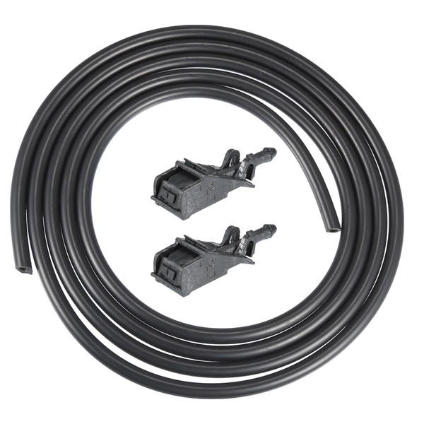 uxcell 1 Set Windshield Washer Nozzle with 2m Washer Hose
