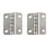 2PCS Three Fold Retro Shutter Hinge,Half-Surface Chest Hinges,Folding Butt Ball