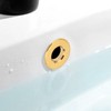 Hyuduo Tub Overflow Cover Trim Ring, Sanitary Bathroom Ceramic Sink