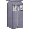MISSLO 54" Garment Covers for Clothes Storage Hanging Suit Covers