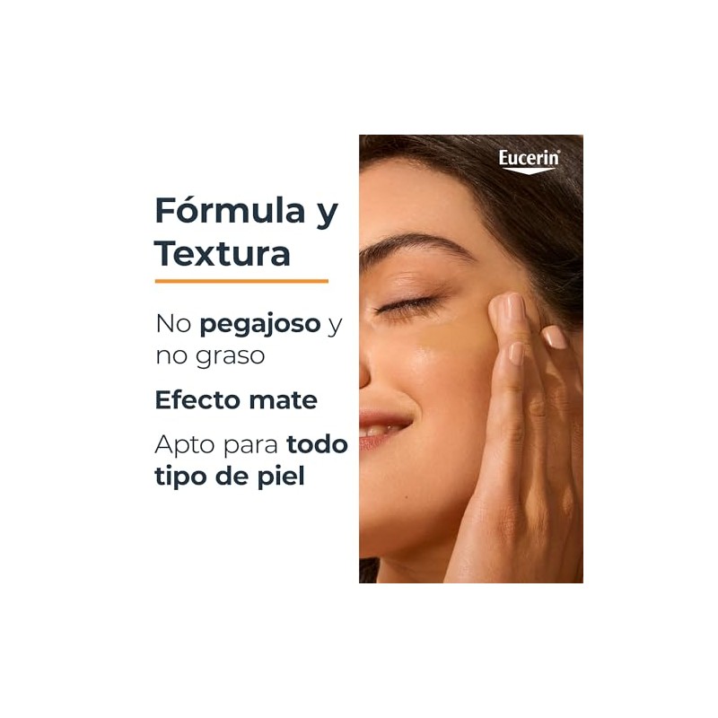 Eucerin Sun Face Hydro-Fluid FPS 50 + Tono Medio 50ml