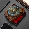 SENDEFN Western Cowboy Belt for Men Women Leather Longhorn Bull