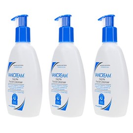 Vanicream Gentle Facial Cleanser for Sensitive Skin with Pump Dispenser, 8 Oz (Pack of 3)