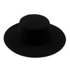 Fashion Classic Unisex Wool Blend Fedora Hat Wide Brim Fedora