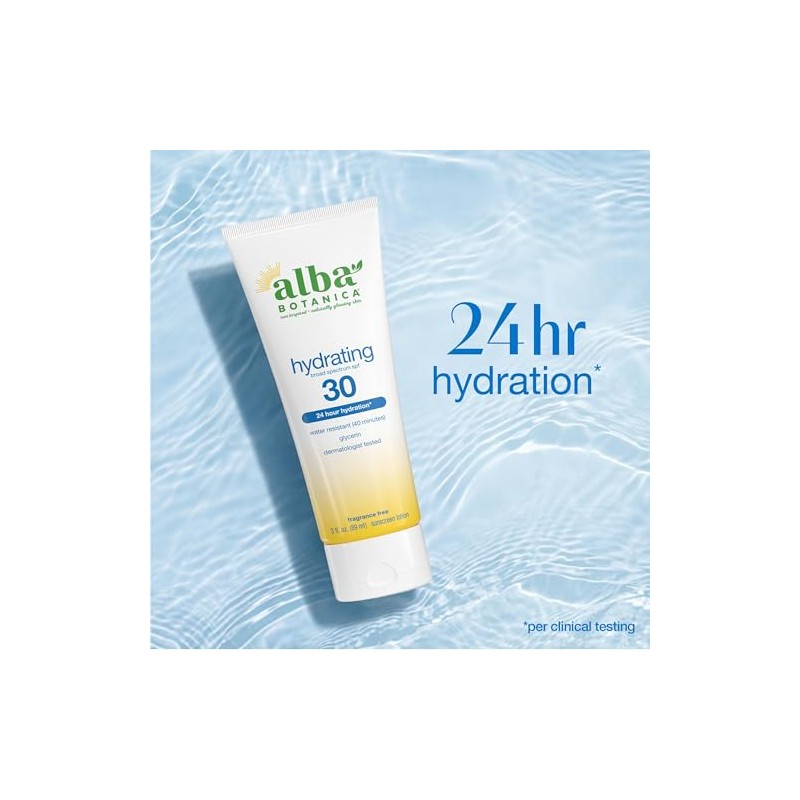 Alba Botanica Hawaiian Aloe Vera Sunscreen Spf Ounce