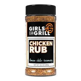 Girls Can Grill Chicken Rub | Award Winning Barbecue Seasoning for Chicken, Turkey, Duck, Poultry and Vegetables | 10.2 oz