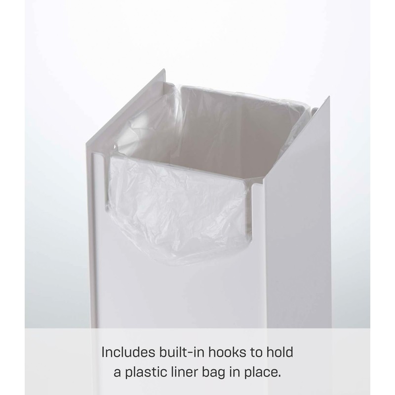 YAMAZAKI Home Tower Trash Can - Modern Garbage Waste Basket