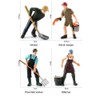 16Pcs People Figurines Model Little Farmer People Figures Realistic Hand