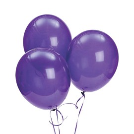 Bulk Quartz Purple Latex Balloons, 11 inch - Set of 144 - Party and Event Decor