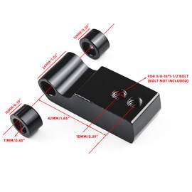 FATECIM Headlight Extension Block for Harley Softail FXBB Street Bob 2018 2019 2020 2021 2022