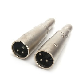 SiYear Professional XLR 3 Pin Male to 1/4" 6.35mm Female Jack Socket Stereo Audio Microphone Mic Adapter Converter Connector(2 PACK)