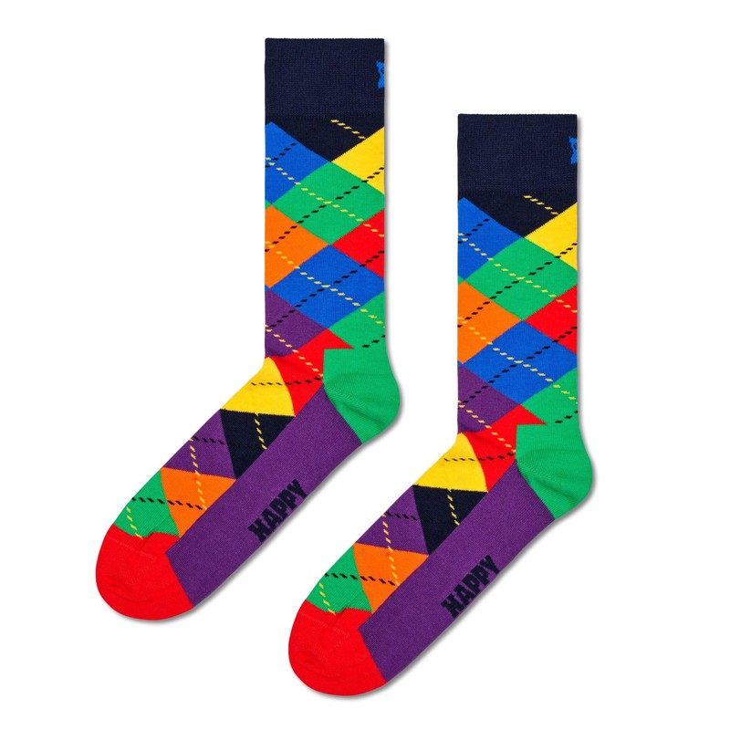 Happy Socks Unisex 4-Pack Multi-Colour Gift Set Socks, Blue, Small/Medium
