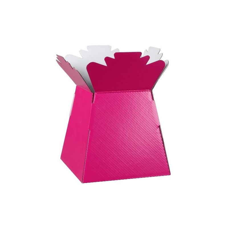 Glossy Vibrant Bouquet, Flower Box/Vase - Transportation Display, Presentation Boxes