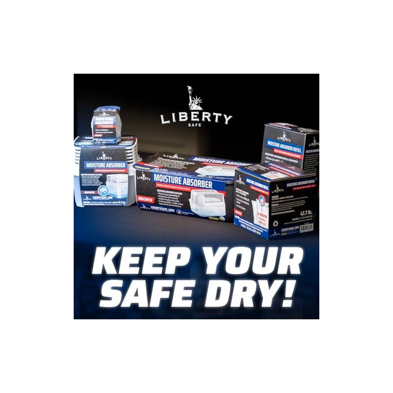 Liberty Safe Humydry Moisture Absorber - Protects Valuables from Moisture