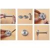 Linian Pack of 6 Stainless Steel Round Wall Hooks Towel