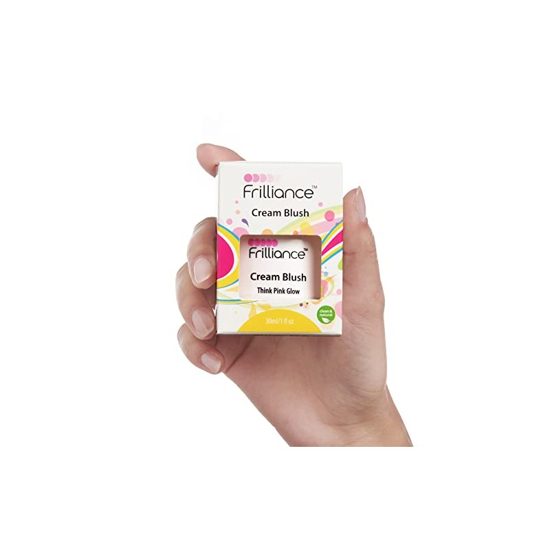 Frilliance Hydrating Cream Blush, Think Pink Glow Tint, Cruelty Free