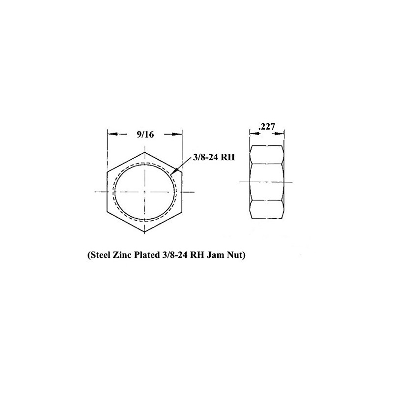 QS Components 3/8 X 3/8-24 Chromoly Panhard Bar Kit with