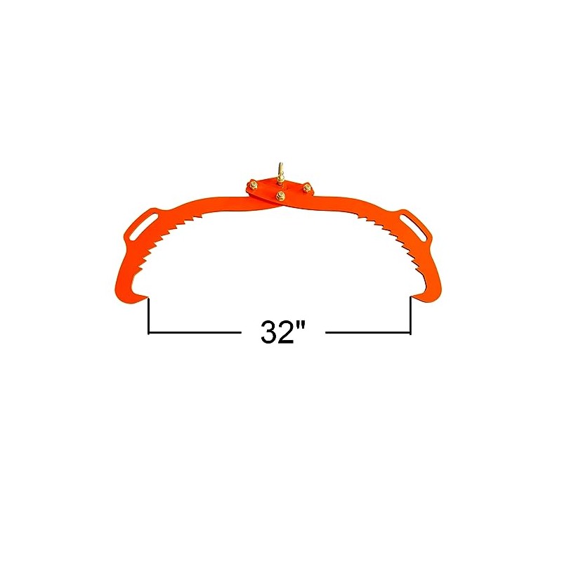 2 Serrated Claw Hook,Log Lifting Tongs, Heavy Duty Grapple Timber