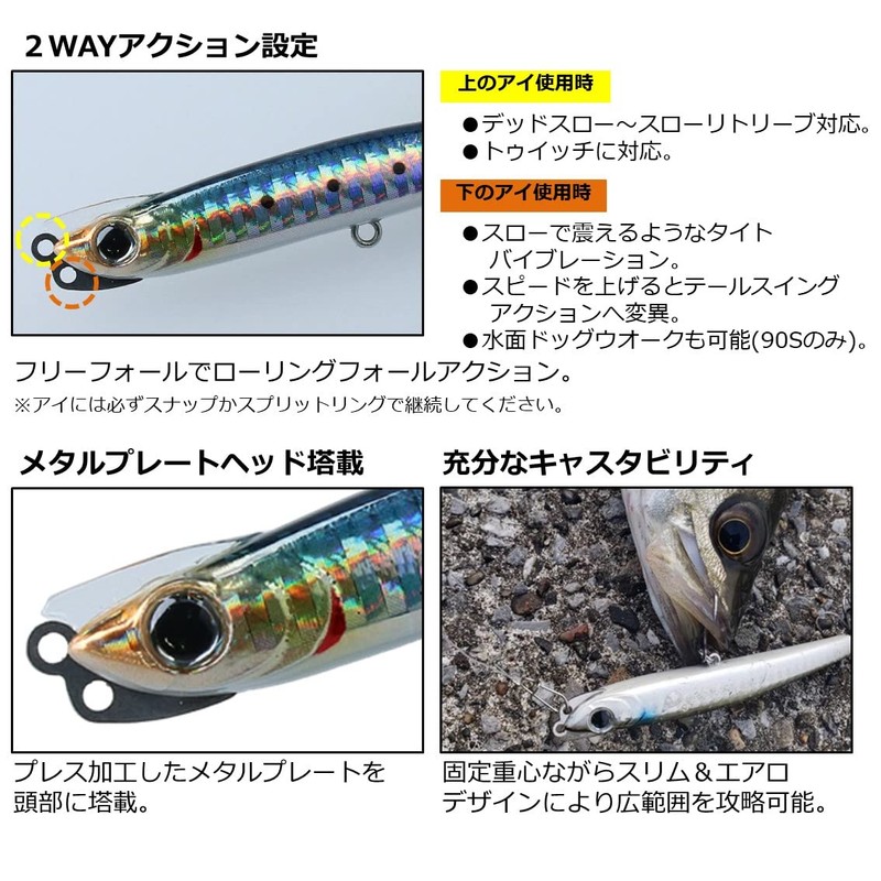 DAIWA Moissanite Valente 115S Red Head