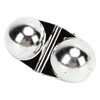 50PCS Fishing Double Rattle Metal Sea Fishing Attractor Bell Beads