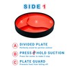 STAYnEAT Divided Suction Plate + Sloop n Scoop Dish, Spill