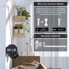 6 Pack Floating Shelf Bracket 10 Inch, Heavy Duty Hidden