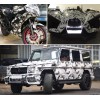 AUTOGOODY 108" x 60" Snow Camo Camouflage Vinyl Film Wrap