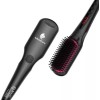 MiroPure Ionic Hair Straightener Brush Ionic Black 2 in 1
