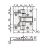 Atom Livintec HD-35 Folding Door with Surface Spring Hinge GB