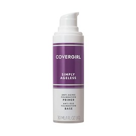COVERGIRL + Olay Simply Ageless Makeup Oil Free Serum Primer for an Age-Defying, Never Pore Clogging Start to Your Makeup Routine, 1 Count (packaging may vary)