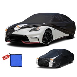 Cotryvox Car Cover for Nissan 350Z 370Z Roadster/Coupe NISMO All-Weather Outdoor Waterproof Rain Snow UV Sun Protector Full Exterior Weatherproof,Indoor Car Cover.