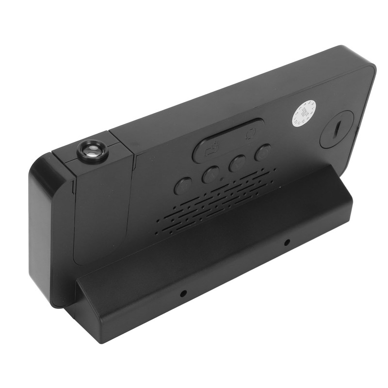 Projection Alarm Clock Time Date Temperature Display 180 Degree Wide