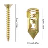 Thyonta Wall Plugs Plug Screws 50PCS Fixing Screws and Wall