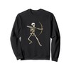 Skeleton Archer Archery Bow and Arrow Sweatshirt