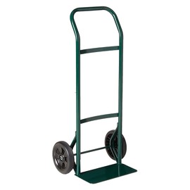 Harper Trucks 55HA22 300 lb Capacity Steel Hand Truck with 8" Flat-Free Wheels, Dark Green