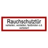 10 Stück Rauchschutztür Aufkleber Sticker 21x7,2cm Outdoor | Brandschutztür verkeilen,